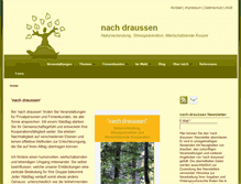Tablet Screenshot of nach-draussen.de